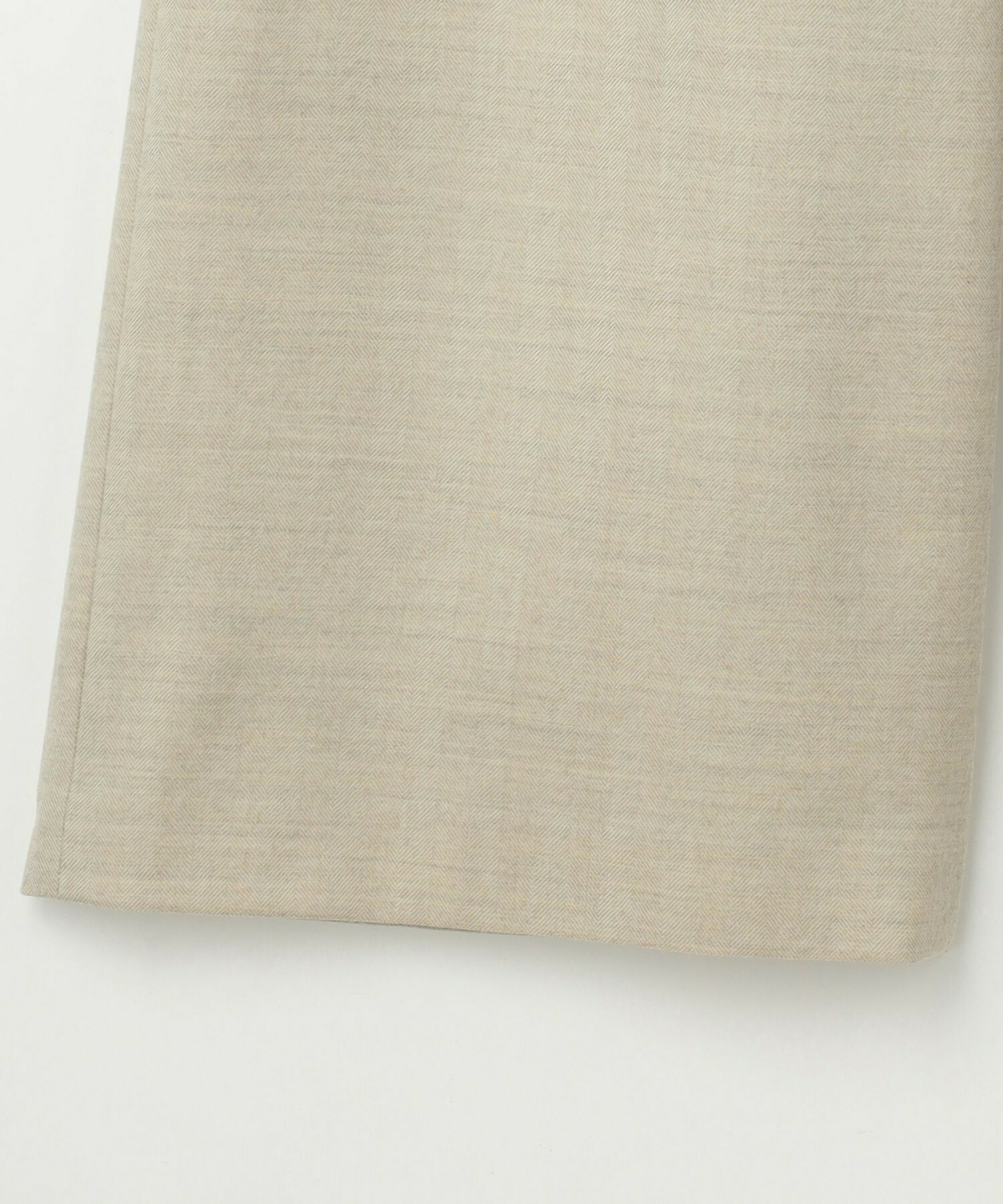 【L'EQUIPE】［eclat 2025年11月号掲載商品］【Lサイズ】ヘリンボーンサキソニーパンツ 詳細画像 ベージュ 21