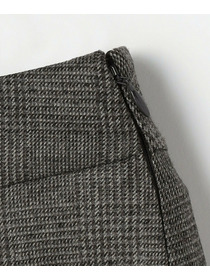 【L'EQUIPE】【Lサイズ】ウールサキソニーチェックハーフパンツ 詳細画像 チェック 5