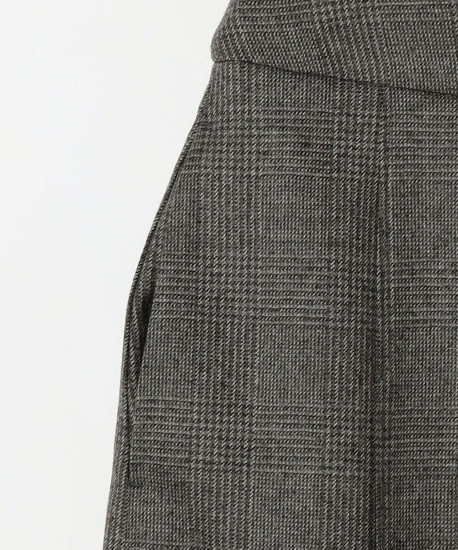 【L'EQUIPE】【Lサイズ】ウールサキソニーチェックハーフパンツ 詳細画像 チェック 4