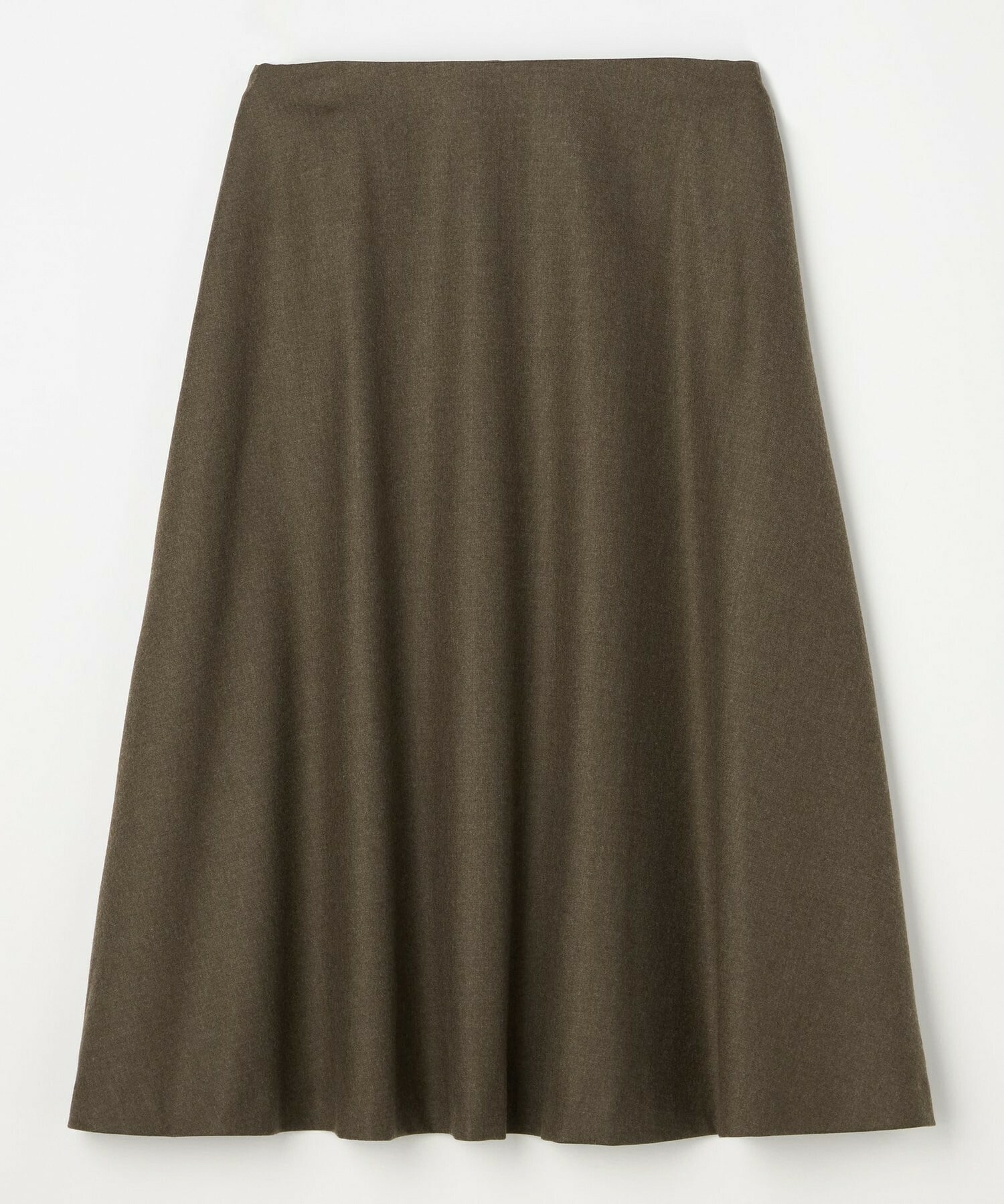 【L'EQUIPE】【Ｌサイズ】サキソニーフレアスカート 詳細画像 ブラウン 1