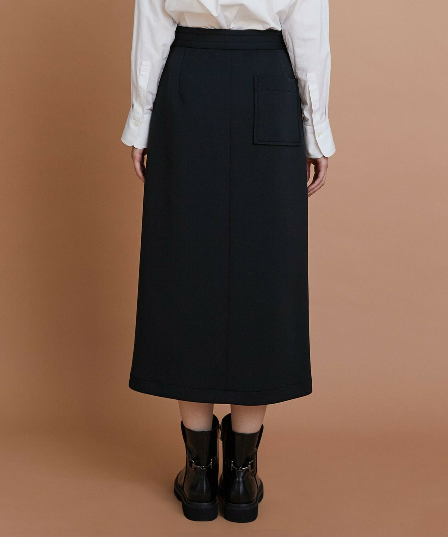 【L'EQUIPE】【Lサイズ】エアリージャージータイトスカート 詳細画像 ブラック 9