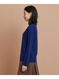 【L'EQUIPE】［eclat 2025年11月号掲載商品］【Lサイズ】ウール梳毛ハイネックニット 詳細画像 ブラウン 11