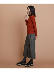 【L'EQUIPE】［eclat 2025年11月号掲載商品］【Lサイズ】ウール梳毛ハイネックニット 詳細画像 ブラウン 3