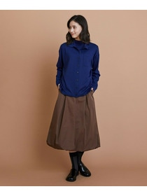 【L'EQUIPE】［eclat 2025年11月号掲載商品］【Lサイズ】ウール梳毛ハイネックニット 詳細画像 ブラウン 7