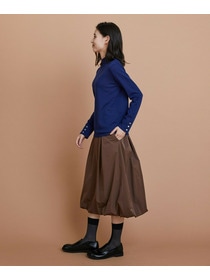 【L'EQUIPE】［eclat 2025年11月号掲載商品］【Lサイズ】ウール梳毛ハイネックニット 詳細画像 ブラウン 8