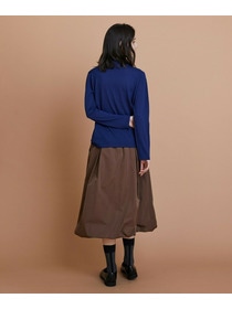 【L'EQUIPE】［eclat 2025年11月号掲載商品］【Lサイズ】ウール梳毛ハイネックニット 詳細画像 ブラウン 9