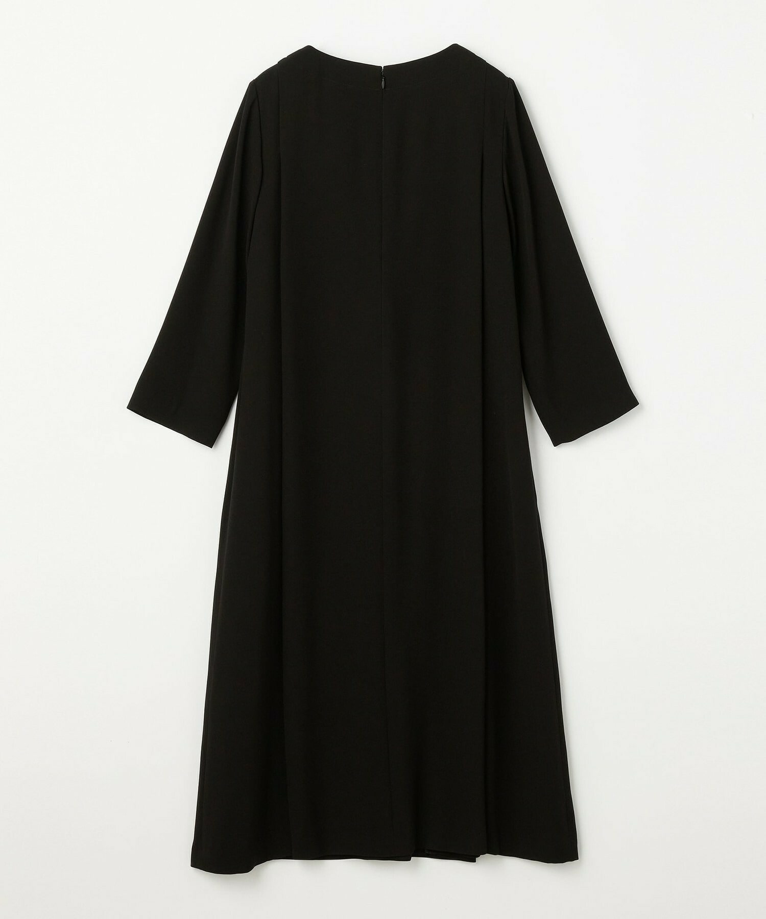 【L'EQUIPE】【Lサイズ】バックサテンワンピース 詳細画像 ブラック 1