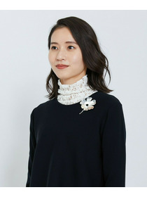 【L'EQUIPE】フラワーブローチ 詳細画像 シルバー 3