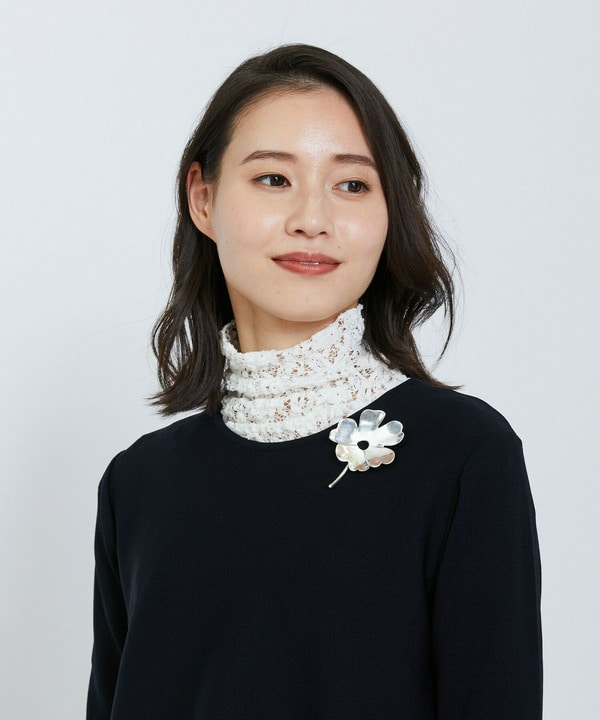 フラワーブローチ 詳細画像 シルバー 1