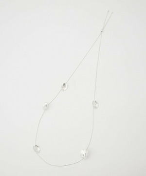 【L'EQUIPE】フラワーネックレス 詳細画像 シルバー 1