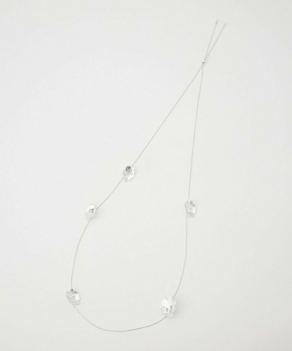 フラワーネックレス 詳細画像 シルバー 1