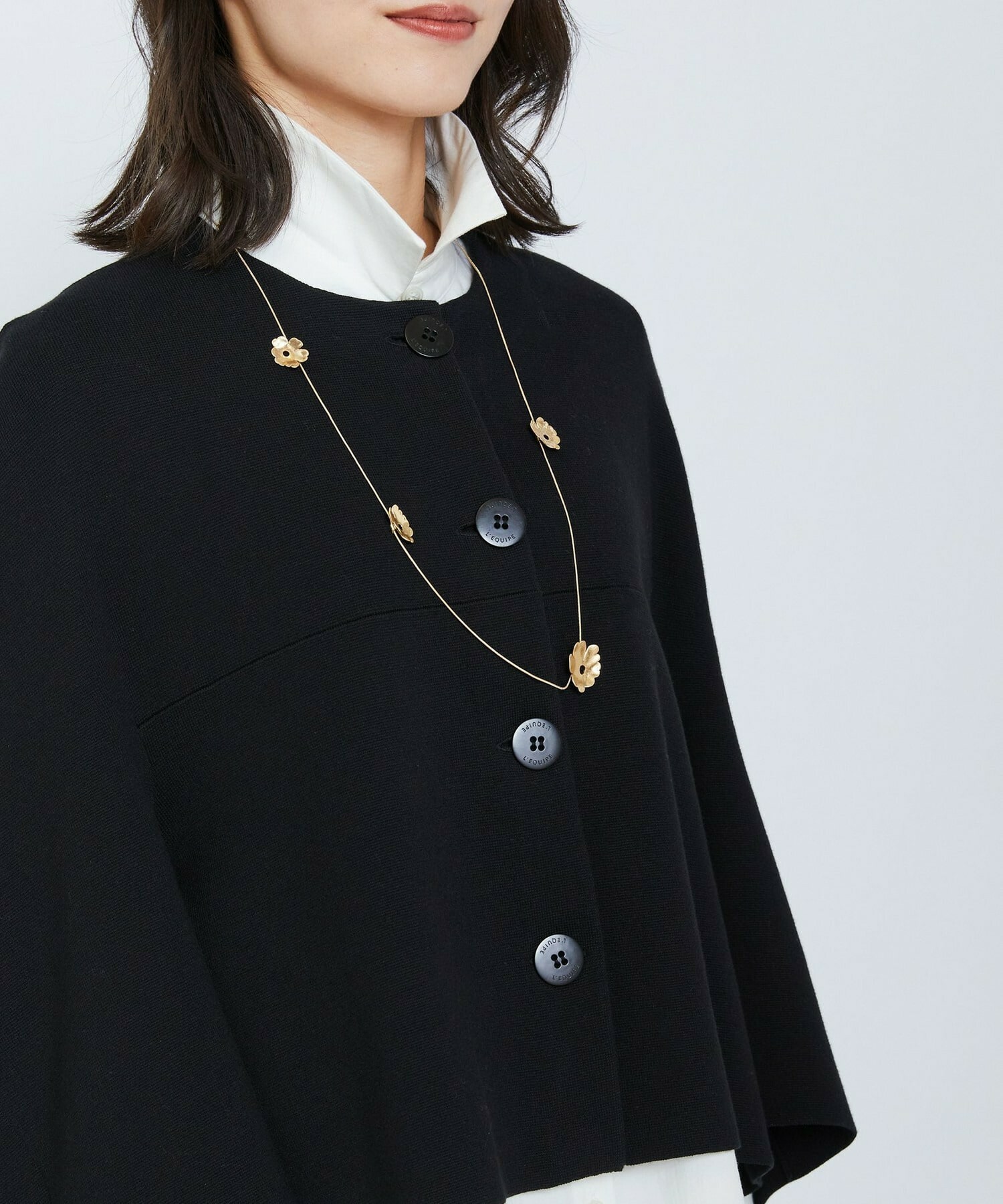 【L'EQUIPE】フラワーネックレス 詳細画像 シルバー 10