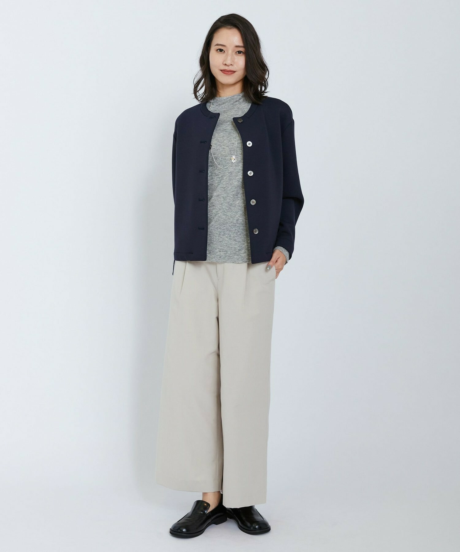 【L'EQUIPE】フラワーネックレス 詳細画像 シルバー 3