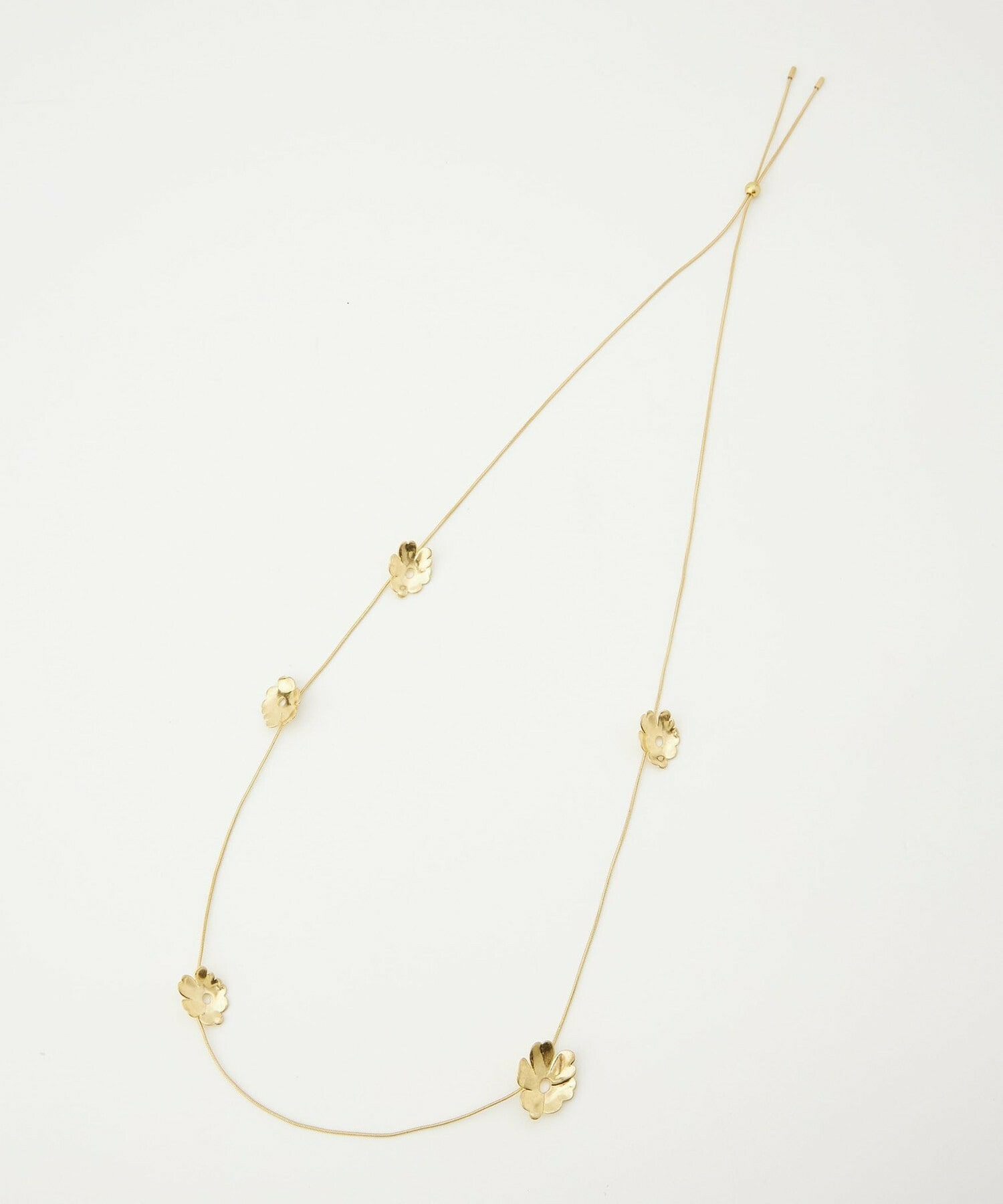 【L'EQUIPE】フラワーネックレス 詳細画像 ゴールド 1