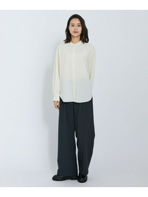 【L'EQUIPE】ドレーピーシャーティングブラウス 詳細画像 ネイビー 1