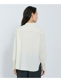 【L'EQUIPE】ドレーピーシャーティングブラウス 詳細画像 ネイビー 16