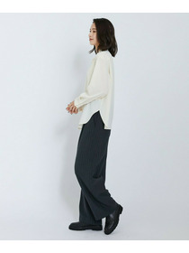 【L'EQUIPE】ドレーピーシャーティングブラウス 詳細画像 ネイビー 4