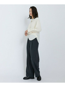 【L'EQUIPE】ドレーピーシャーティングブラウス 詳細画像 ネイビー 7