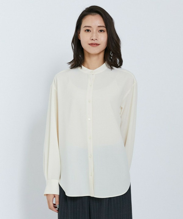 【L'EQUIPE】ドレーピーシャーティングブラウス