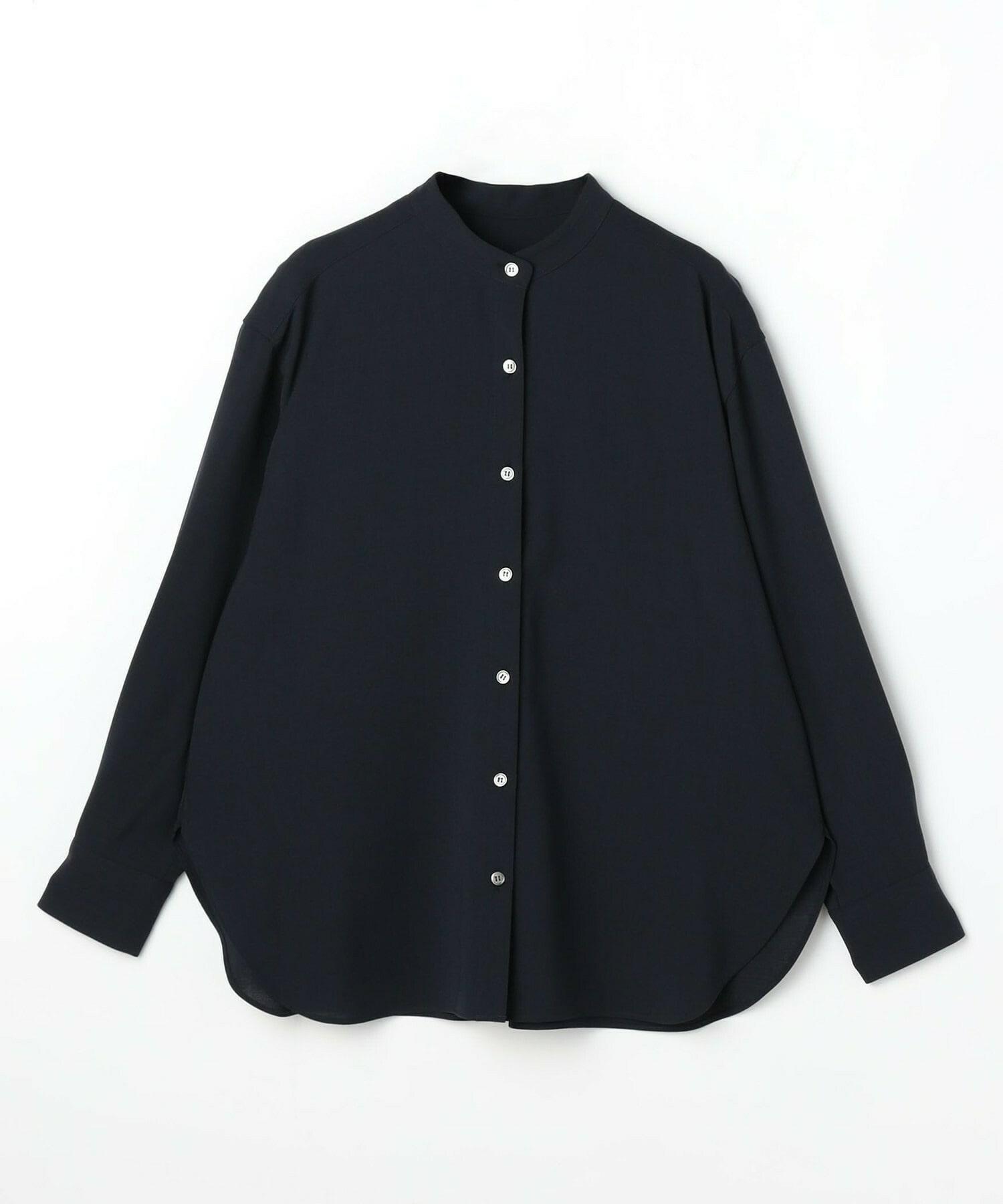 【L'EQUIPE】ドレーピーシャーティングブラウス 詳細画像 ネイビー 1