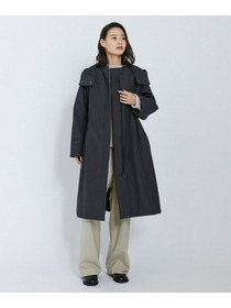 【L'EQUIPE】リサイクルナイロンコットンコート 詳細画像 チャコール 14