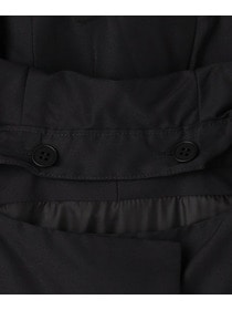 【L'EQUIPE】リサイクルナイロンコットンコート 詳細画像 チャコール 32