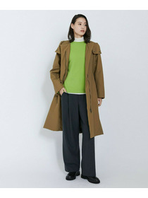 【L'EQUIPE】リサイクルナイロンコットンコート 詳細画像 チャコール 5