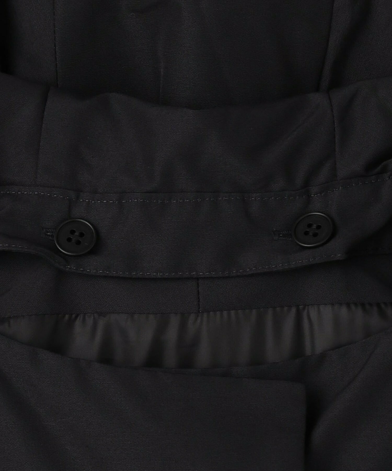 【L'EQUIPE】リサイクルナイロンコットンコート 詳細画像 チャコール 32