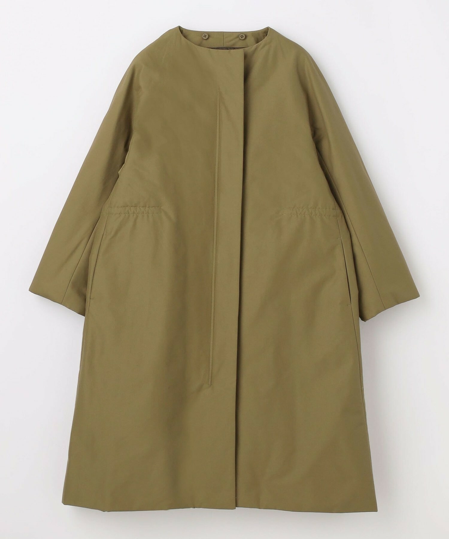 【L'EQUIPE】リサイクルナイロンコットンコート 詳細画像 チャコール 8