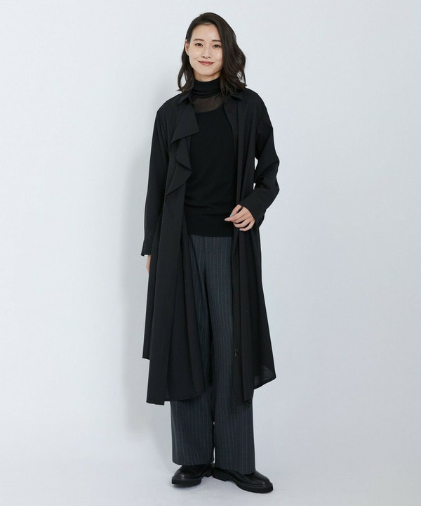 トロピカルT/Wワンピース 詳細画像 ブラック 1