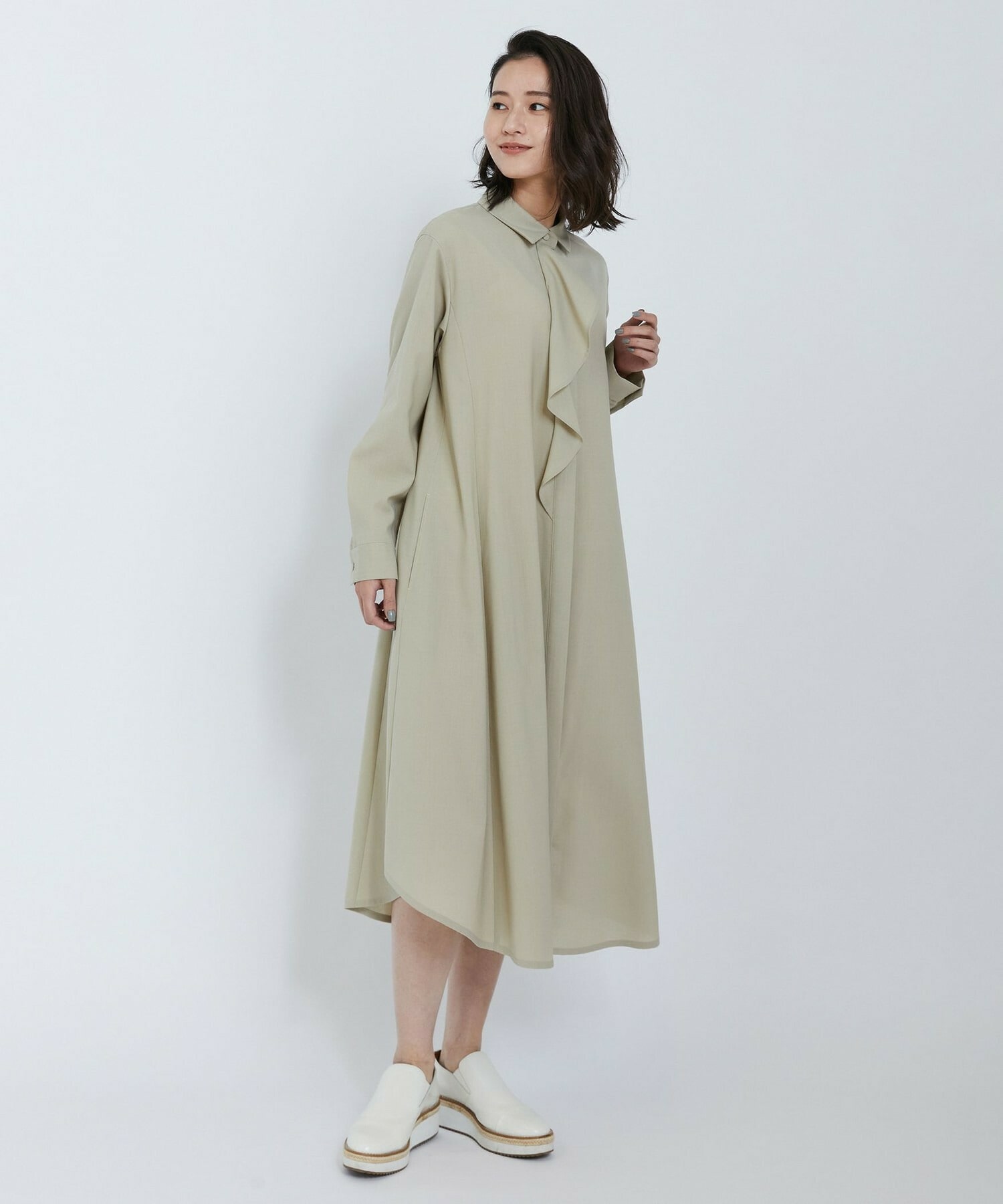 【L'EQUIPE】トロピカルT/Wワンピース 詳細画像 ブラック 5