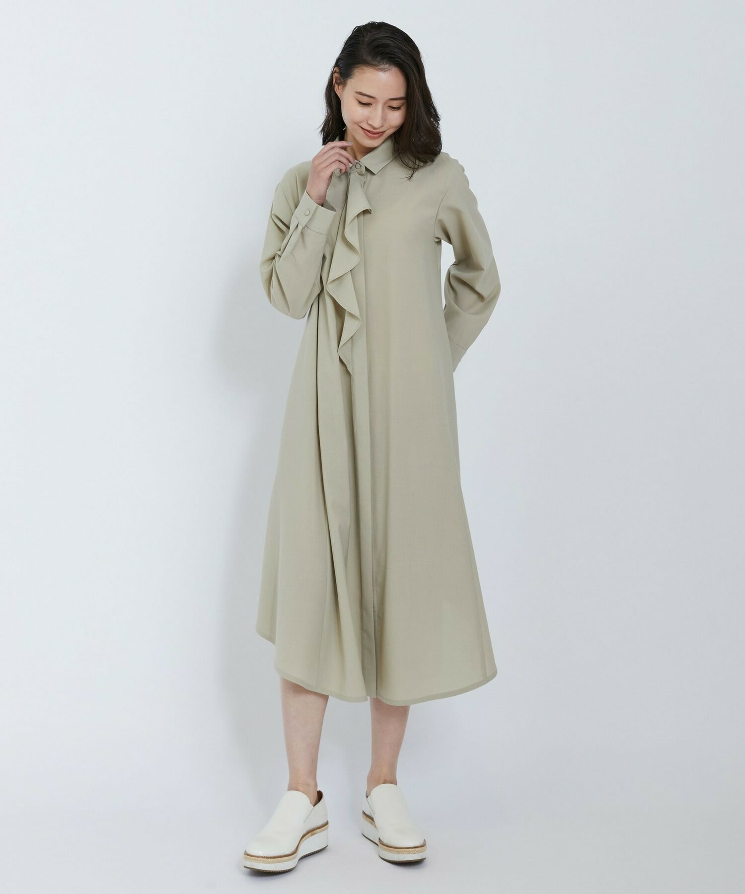 【L'EQUIPE】トロピカルT/Wワンピース 詳細画像 ブラック 6