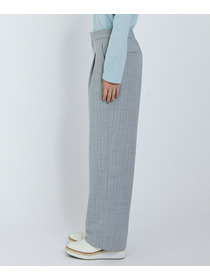 【L'EQUIPE】2wayピンストライプパンツ 詳細画像 チャコールグレー 31