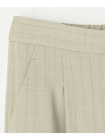 【L'EQUIPE】2wayピンストライプパンツ 詳細画像 チャコールグレー 36