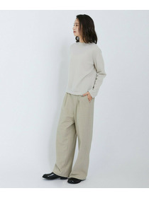 【L'EQUIPE】2wayピンストライプパンツ 詳細画像 チャコールグレー 8