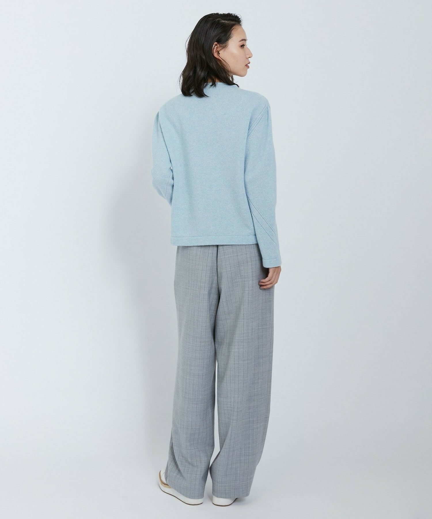 【L'EQUIPE】2wayピンストライプパンツ 詳細画像 チャコールグレー 25