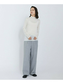 【L'EQUIPE】カシミヤシルクシアージャージカットソー 詳細画像 ブラック 1