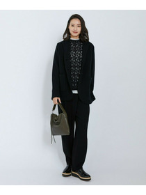 【L'EQUIPE】カシミヤシルクシアージャージカットソー 詳細画像 ブラック 15