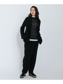 【L'EQUIPE】カシミヤシルクシアージャージカットソー 詳細画像 ブラック 16