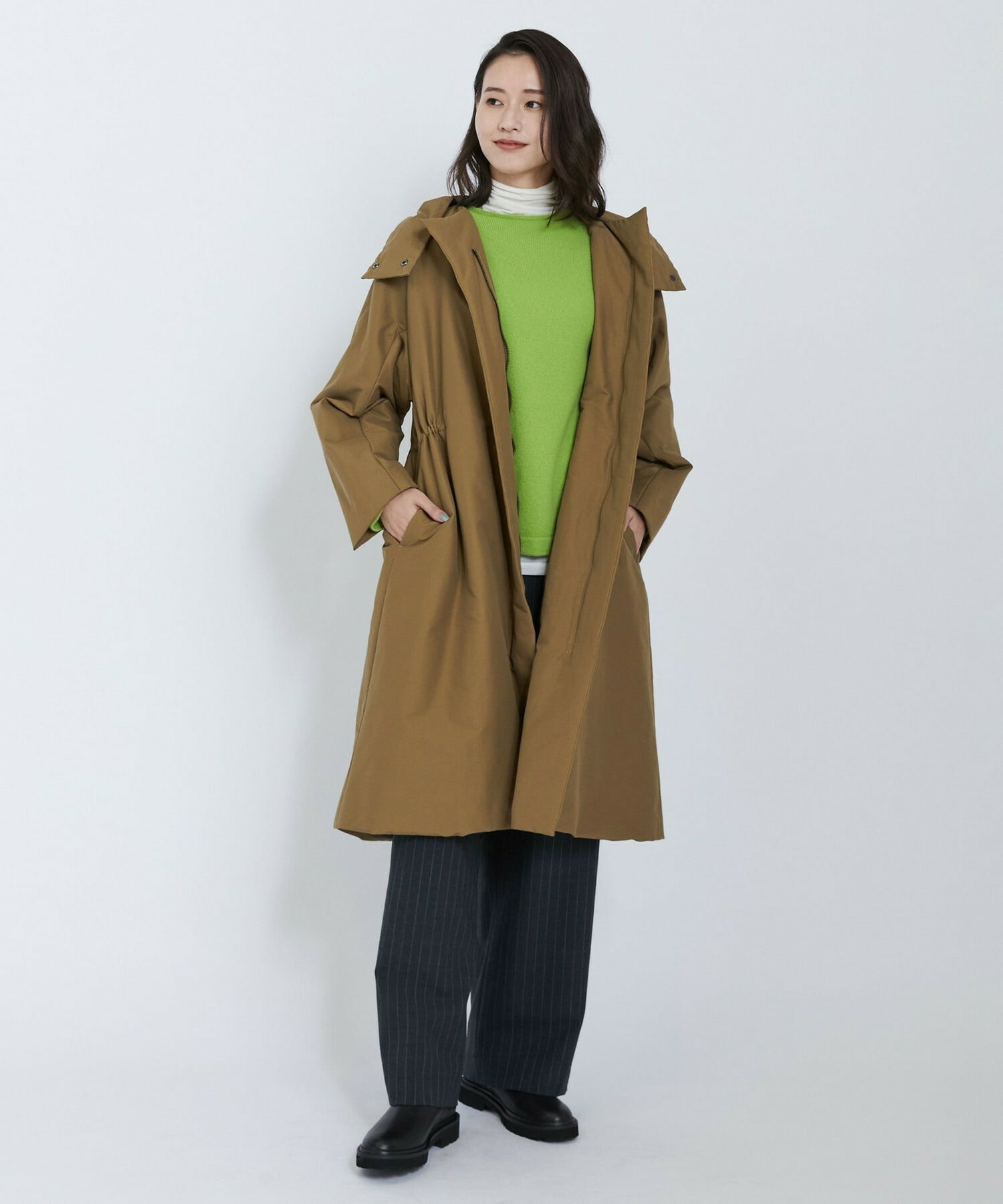 【L'EQUIPE】カシミヤシルクシアージャージカットソー 詳細画像 ブラック 14