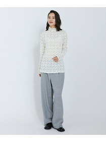 【L'EQUIPE】フラワーレースカットソー 詳細画像 ブラック 23