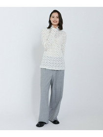 【L'EQUIPE】フラワーレースカットソー 詳細画像 ブラック 24