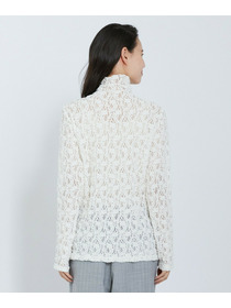 【L'EQUIPE】フラワーレースカットソー 詳細画像 ブラック 29