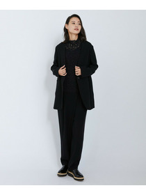 【L'EQUIPE】フラワーレースカットソー 詳細画像 ブラック 4