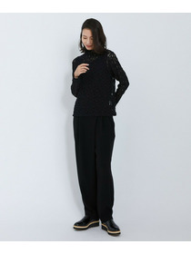 【L'EQUIPE】フラワーレースカットソー 詳細画像 ブラック 8