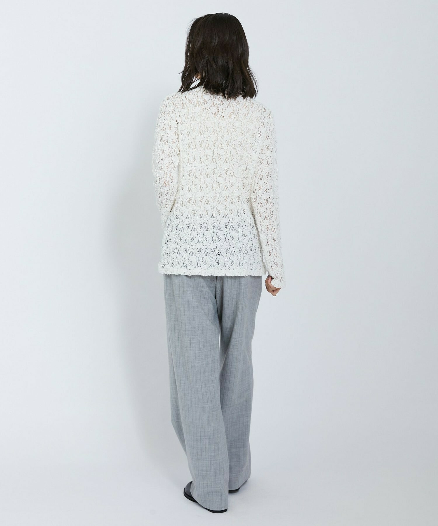 【L'EQUIPE】フラワーレースカットソー 詳細画像 ブラック 26