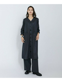 【L'EQUIPE】圧縮スムースワンピース 詳細画像 チャコールグレー 1