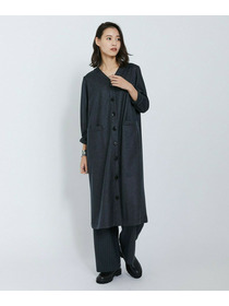 【L'EQUIPE】圧縮スムースワンピース 詳細画像 チャコールグレー 2