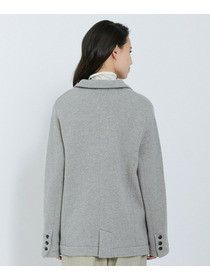 【L'EQUIPE】ウールジャガードニットジャケット 詳細画像 ブラック 13