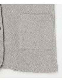 【L'EQUIPE】ウールジャガードニットジャケット 詳細画像 ブラック 18